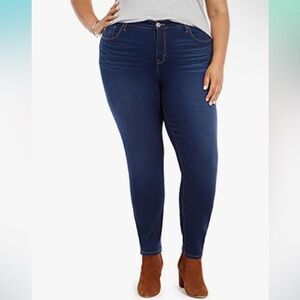Style & Co Plus Size Mid Rise Curvy Skinny Jeans